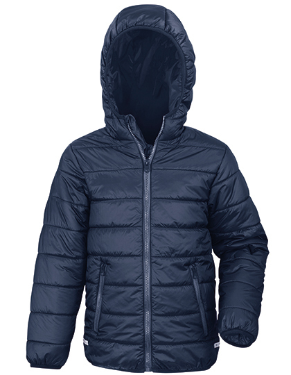 Leichte Kinder-Winterjacke - Größe: Kinder-XL (11-12 Jahre) Farbe: Navy/Navy