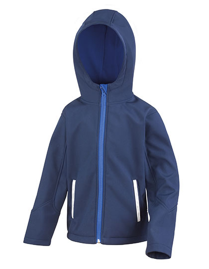 Kinder-Softshell-Jacke  - Größe: Kinder-S (5-6 Jahre) Farbe: Navy/Royal